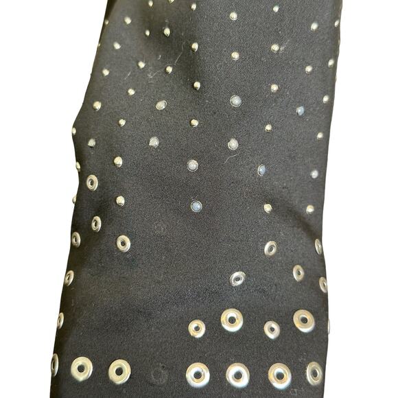 ZARA black studded sleeves one button tuxedo jacket size Small - Picture 7 of 13